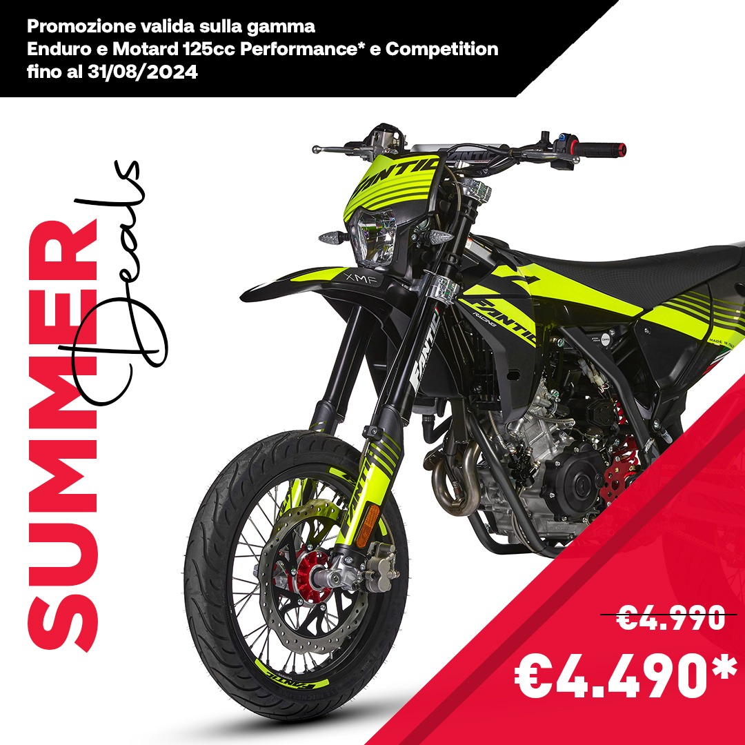 SUMMER DEALS su Fantic Motard 125cc e 50 cc